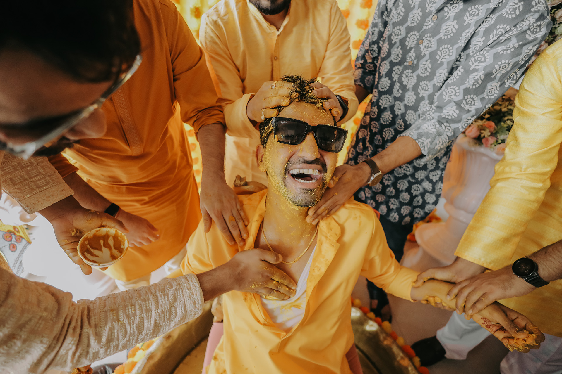 Wedding reception moments